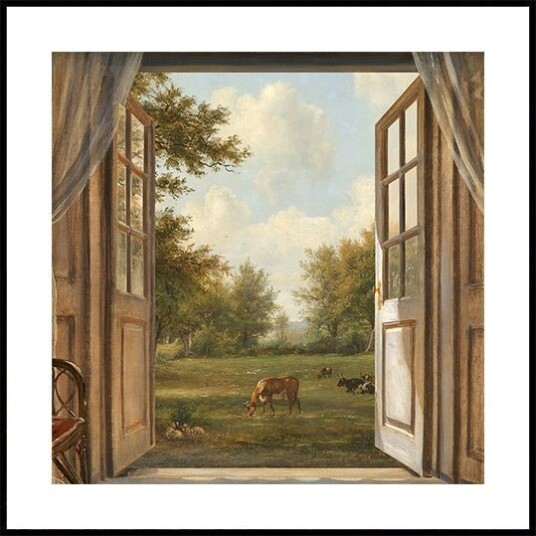 Landscape Near Hilversum Plakat Plakat / 50x50cm