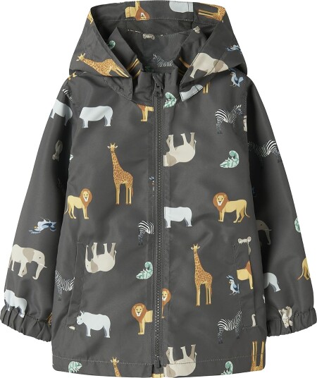 Name It Overgangsjakke Noos NmmMax Svertet Pearls/Safari Name It 6 år 116 Overgangsjakke Grå Svart
