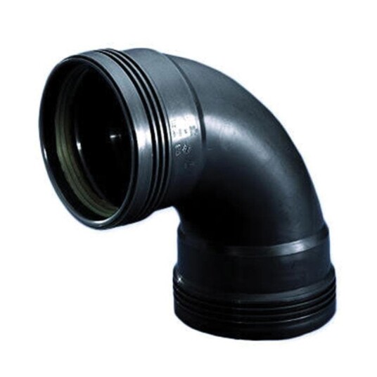 Wavin Wafix Plus Langbend PP 88,5° Ø75-110mm 75mm / Wavin Wafix Plus Langbend PP 88,5° Ø75-110mm 75mm /