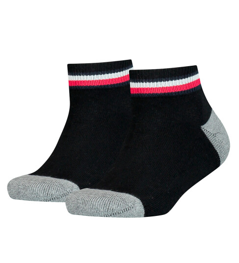 Tommy Hilfiger Sokker 2 pack Svart m. Grå 31/34 Sokker 31 34