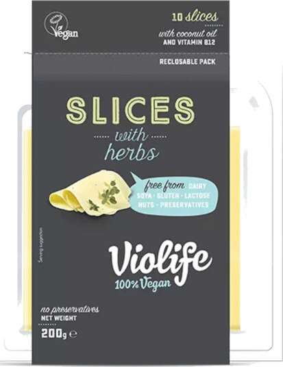 Violife med urter skivet 200 gr