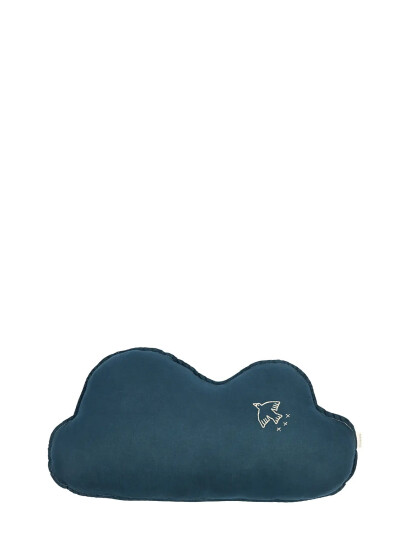 Nobodinoz Sky Pute L1n0 I Vasket Fransk Lin Fuglebroderi Navy One Size Nobodinoz Sky Pute L1n0 I Vasket Fransk Lin Fuglebroderi Navy One Size