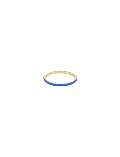Design Letters Classic Stack Ring - Blue - 52