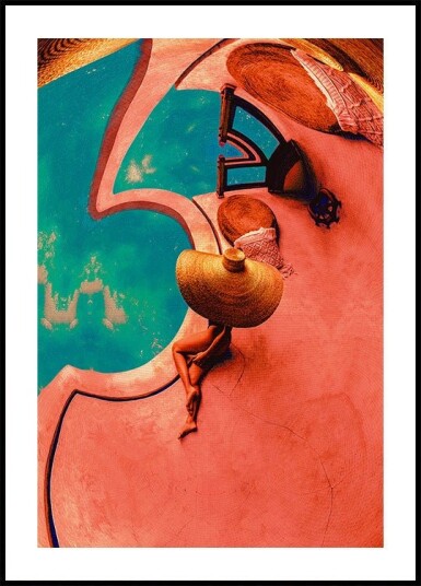 Poolside Plakat / 100x150cm