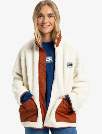 Quiksilver Minto Sherpa - Cream - S Quiksilver Minto Sherpa - Cream - S