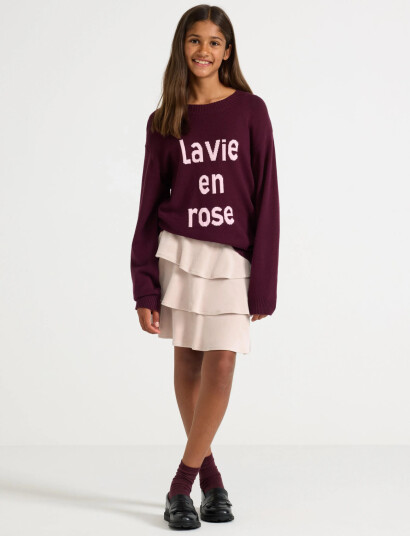 Lindex Skirt Velour Pink 146/152 Lindex Skirt Velour Pink 146/152