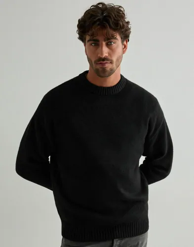 Jack & Jones Jjesoho Ollie Knit Crew Neck Sn Strikkegensere Svart