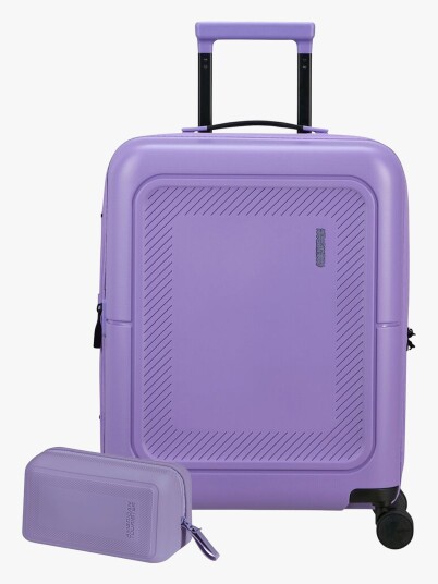 American Tourister Dashpop Koffert 41-47L &  Toalettmappe POP, Violet Purple