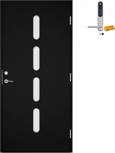 Ytterdør Swedoor Advance-Line Statement Soul med Yale Doorman Classic Home