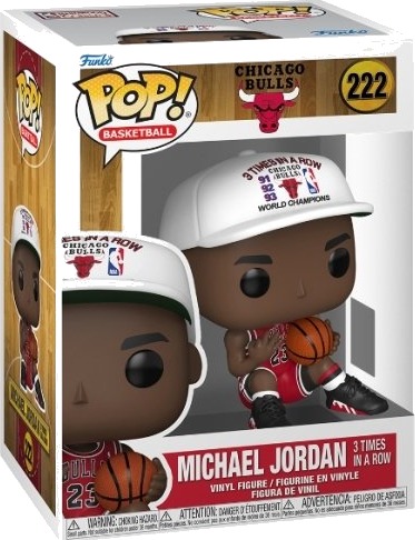 Funko POP! NBA Chicago Bulls Michael Jordan 3x In A Row Figur Funko POP! NBA Chicago Bulls Michael Jordan 3x In A Row Figur