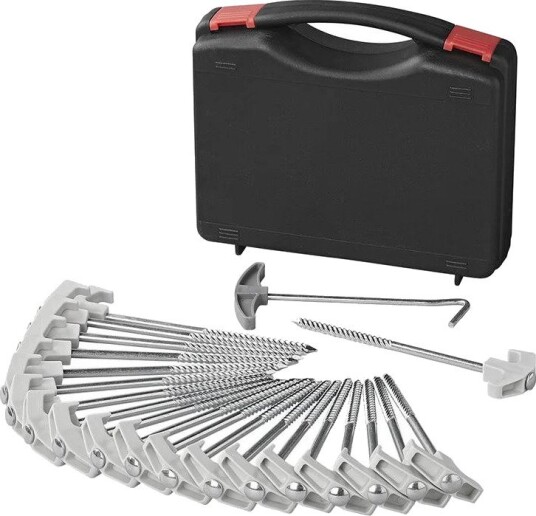 Teltplugg ProPlus med plastkrok 20 cm 20 pk