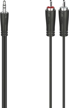 Hama 00200720 3.5Mm Hankjønn 2 X Rca Hankjønn 1,5 M Svart