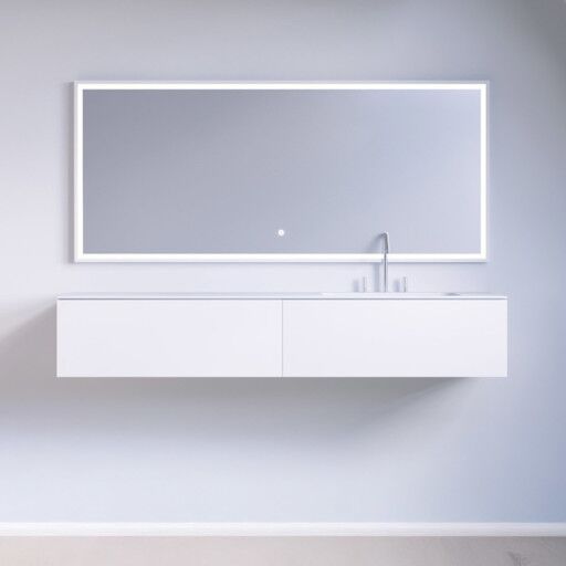 Copenhagen Bath SQ2 Servantskap 160 160x45x28.8 cm med servant Hvit Matt