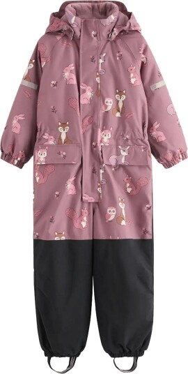 Lindex Padded Waterproof Snowsuit LIGHT DUSTY LILAC 128
