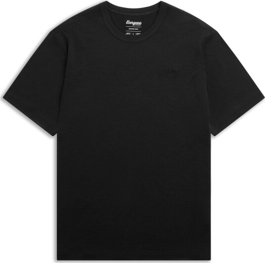 Bergans Men"s Logo Merino Tee Dark Shadow Grey L Bergans Men"s Logo Merino Tee Dark Shadow Grey L