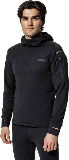 Pace Midlayer Hooded M Black S Hoodies Pace Midlayer Hooded M Black S Hoodies