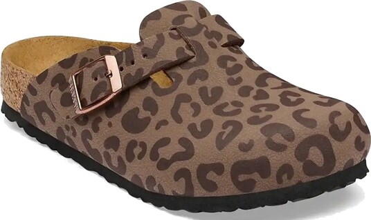 Birkenstock Boston Kids Bfbc Print Leo Mocca Brown 36
