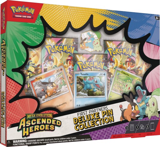 Pokémon Mega Evolution 2.5 Ascended Heroes Deluxe Pin Collection