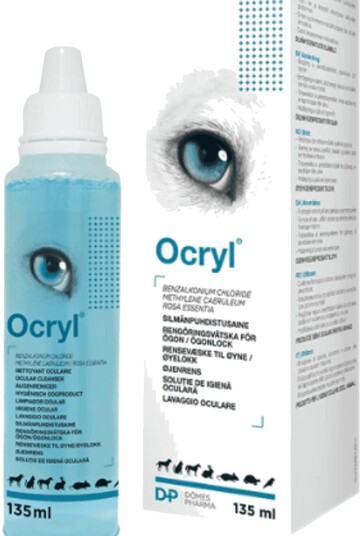 Veso Ocryl Øyerens Til Dyr, 135 Ml Veso Ocryl Øyerens Til Dyr, 135 Ml