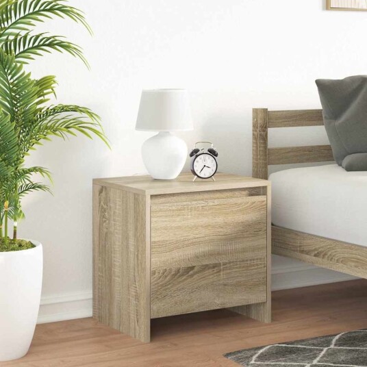  Nattbord 2 stk sonoma eik 45x34x44,5 cm konstruert tre