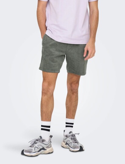 ONLY & SONS Onstel Corduroy 0185 Shorts Noos Khaki green S