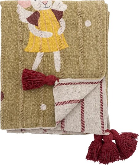 Bloomingville Peo Throw   MULTI COLOURED   160X130 cm