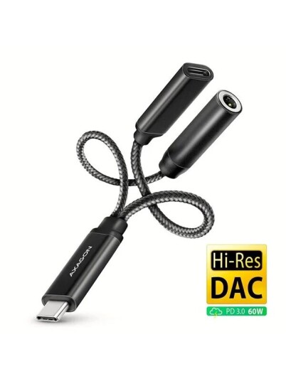 AXAGON Hi Res DAC USB C Audio Adapter ADA HCPD