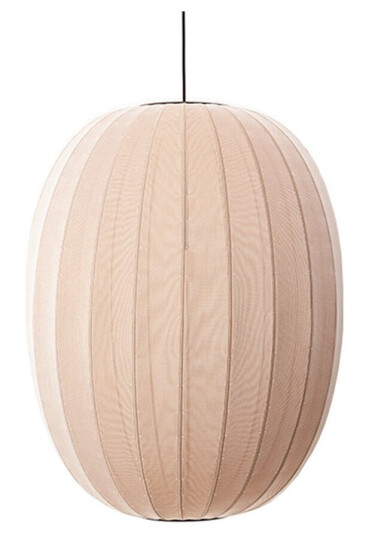 Made By Hand Knit-Wit Oval Taklampe Sand Stone Ø65 Made By Hand Knit-Wit Oval Taklampe Sand Stone Ø65