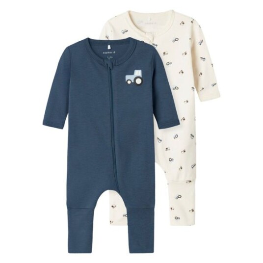 Name It Sleep overall 2-pakning Jet Stream Name It Sleep overall 2-pakning Jet Stream