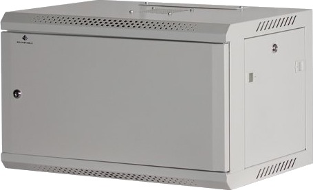 Rockstable Rs19-6406Ws Veggmonterbar Hylle 6U 60 Kg Nøkkellås Justerbare Bein Hvit
