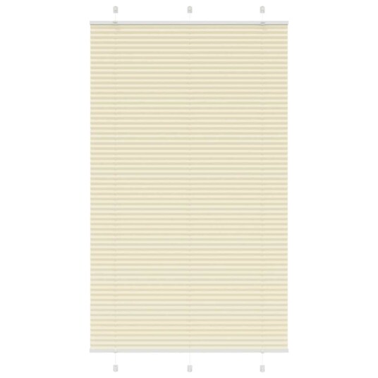 Plisségardin krem 110x200 cm Stoffbredde 109,4 Polyester