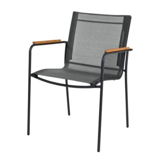 Cinas Mood Classic Stol Tekstil Antrasitt/Teak Cinas Mood Classic Stol Tekstil Antrasitt/Teak