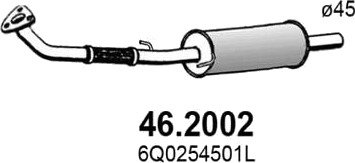 Fremre eksospotte ASSO 46.2002 Fremre eksospotte ASSO 46.2002