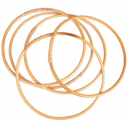 Infinity Hearts Bamboo Ring 25cm 5 stk 