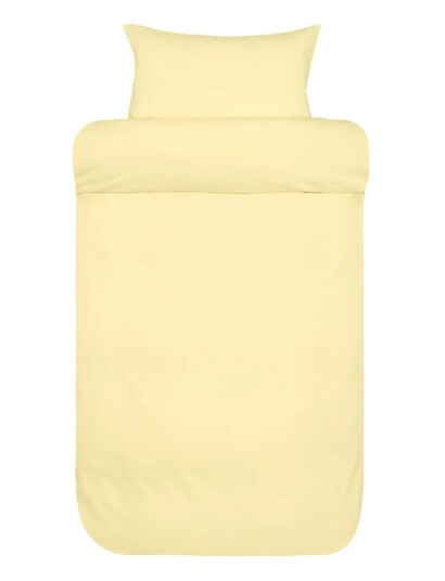 Høie of Scandinavia Harmoni Stonewashed Sateen Bed Set - Yellow - 140X200/50X70 Høie of Scandinavia Harmoni Stonewashed Sateen Bed Set - Yellow - 140X200/50X70