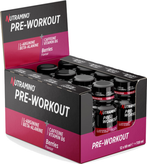 12 x Nutramino PWO Shot 60 ml 12 x Nutramino PWO Shot 60 ml