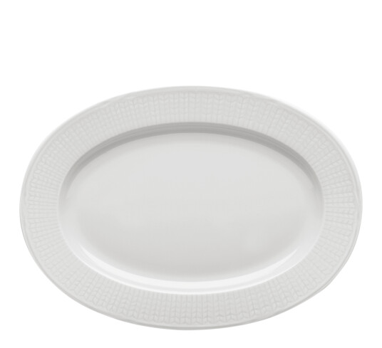 Rörstrand Swedish Grace fat oval 32 cm snø (hvit) Rörstrand Swedish Grace fat oval 32 cm snø (hvit)