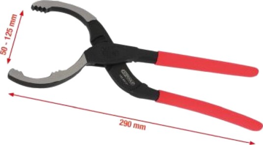 Ks Tools Oljefiltertang 290 Mm med Plastbelagt Håndtak Ks Tools Oljefiltertang 290 Mm med Plastbelagt Håndtak
