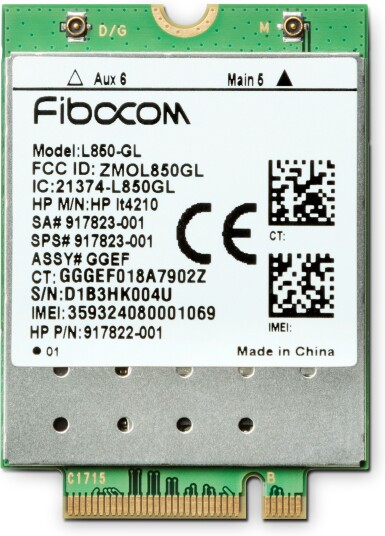 HP XMM 7360 4G LTE M.2 Trådløs Mobilmodem – 150 Mbps for WWAN EliteBook