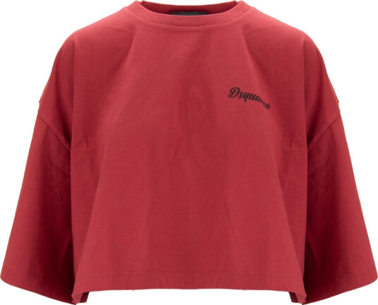 Dsquared2 Dame Topper Rød S,