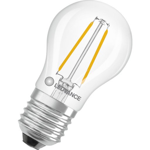 Ledvance E27 kronepære 2700K 1W clear