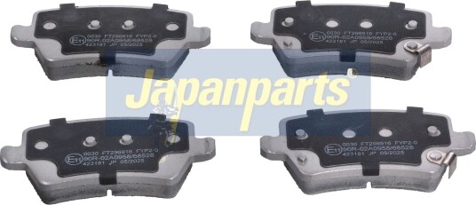 JAPANPARTS PP 0030AF Bremseklosser