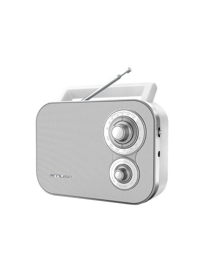 New-One Muse M-051 Bærbar FM/MW Radio Hvit New-One Muse M-051 Bærbar FM/MW Radio Hvit