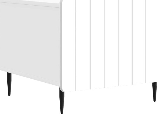 Kaffebord med skuff Hvit 49 x 50 x 42 cm Konstruert tre