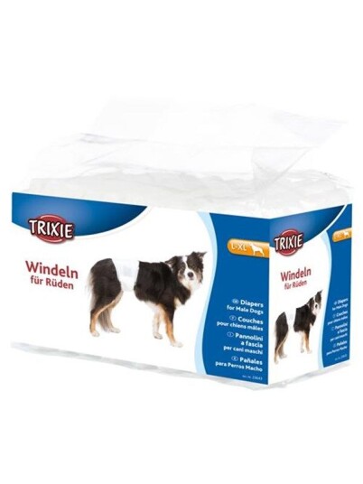 Trixie Diapers for male dogs LXL: 6080 cm 12 pcs.