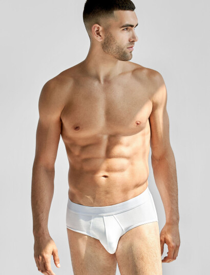 Bread & Boxers 3-Pack Brief - White - XXL Bread & Boxers 3-Pack Brief - White - XXL