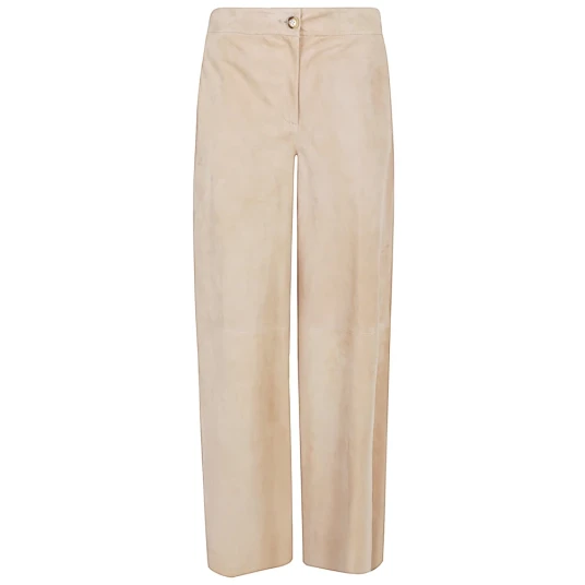 Via Masini 80 Dame Bukser Beige S Via Masini 80 Dame Bukser Beige S