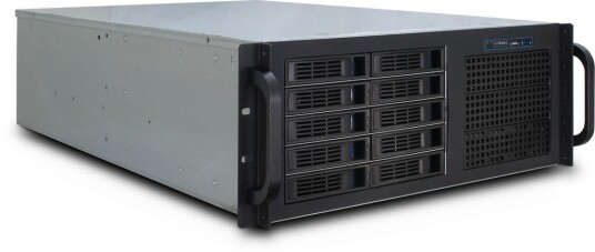 Inter-Tech IPC 4U-4410 Rackmonterbart Serverkabinet i Sort - Forlenget ATX/SSI EEB