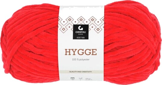 Gjestal Garn  Hygge Rød 2108, 100g
