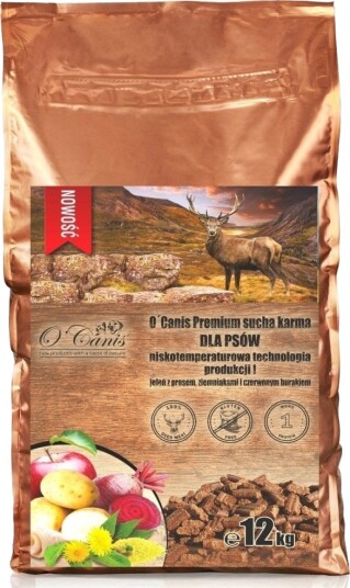 O’Canis Premium Hjort Potet Rødbete Til Hund 12 kg O’Canis Premium Hjort Potet Rødbete Til Hund 12 kg